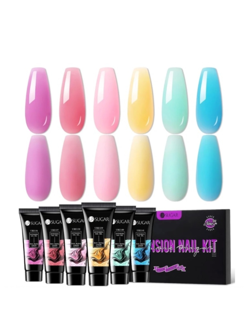 Bright Pastel Poly Gel Kit